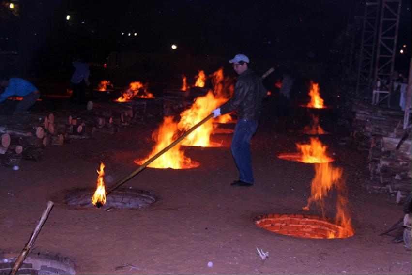 Os buracos onde cozinha o carneiro - Foto: Prefeitura Mun de Campo Mour